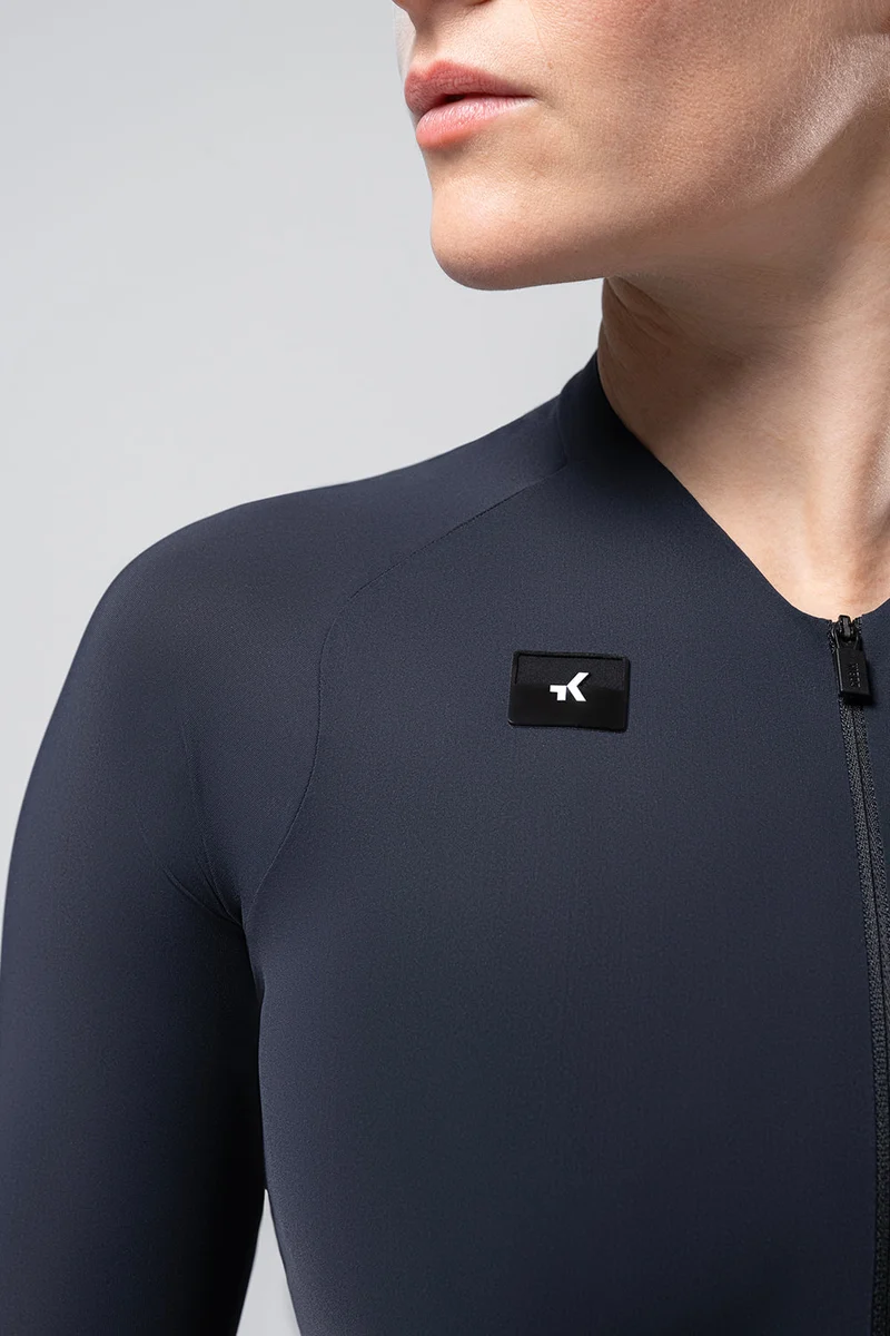 Gobik Kurzarm Radtrikot CX Solid Unisex Ultrablau