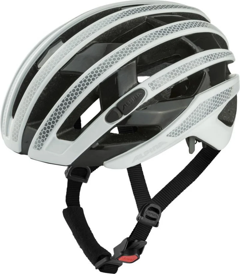 Alpina Ravel Reflective Helm white gloss