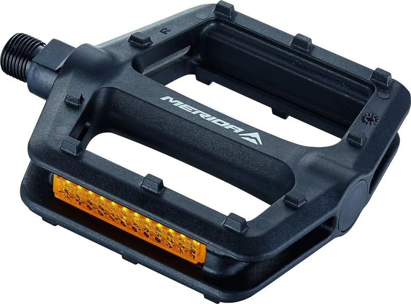 Merida Plattformpedale 111x105x25,5 mm Schwarz - Großer Grip und Standestigkeit