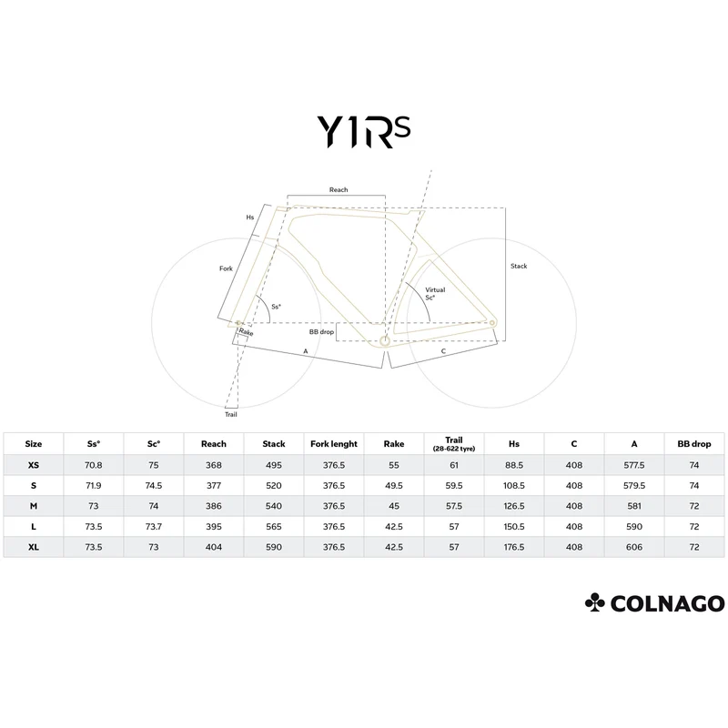 Colnago Rahmen Y1RS 2025 SDM5