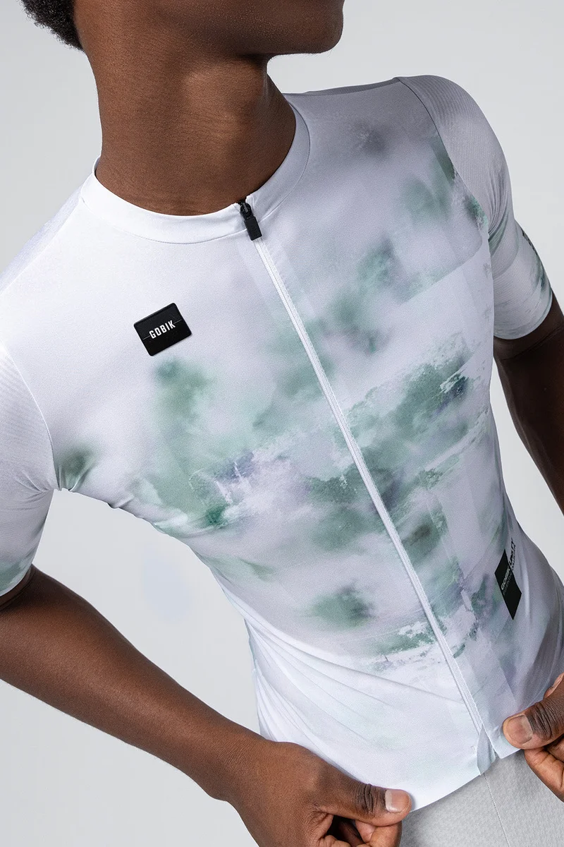 Gobik Kurzarm Radtrikot Attitude 2.0 Mann Moos