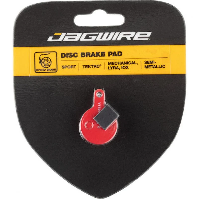 Jagwire Bremsbeläge Disc Sport Semi-Metallic Tektro/TRP Rot - Allround-Bremsleistung