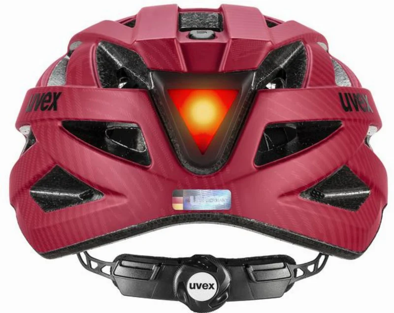 Uvex City I-VO Helm ruby red matt