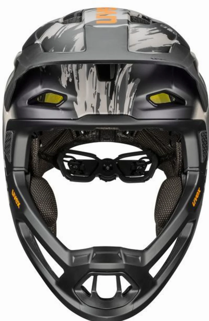 Uvex Revolt Mips MTB-Helm oak brown-orange matt