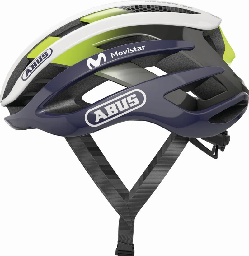 Abus AirBreaker Rennrad-Helm Movistar Team 23