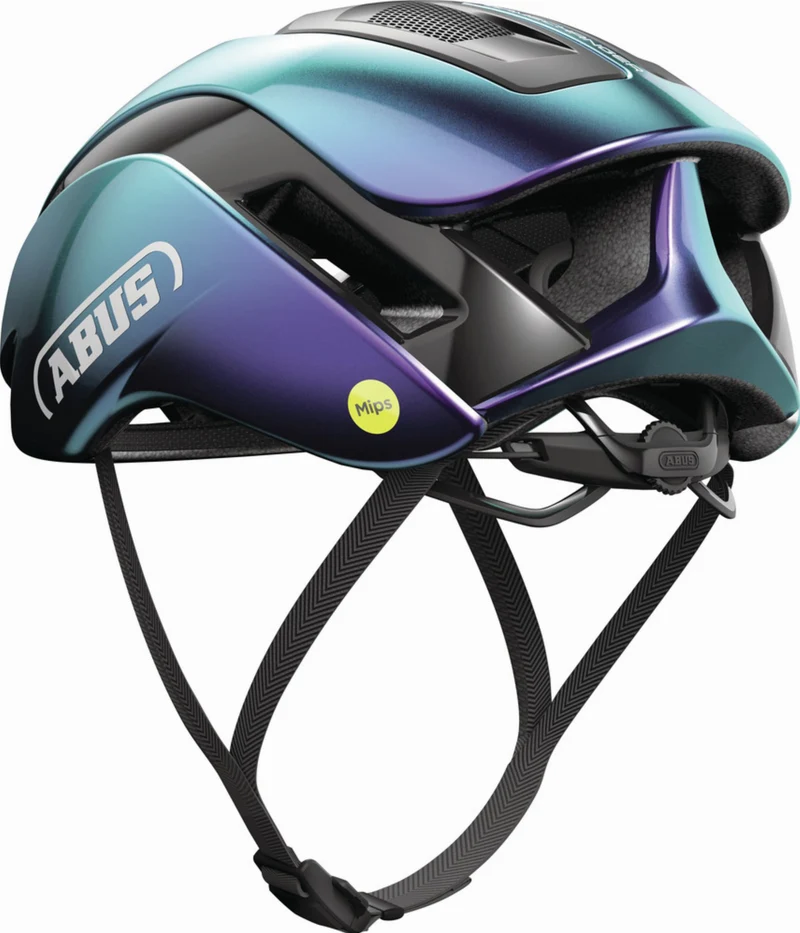 Abus GameChanger 2.0 Mips Rennrad-Helm flip flop purple