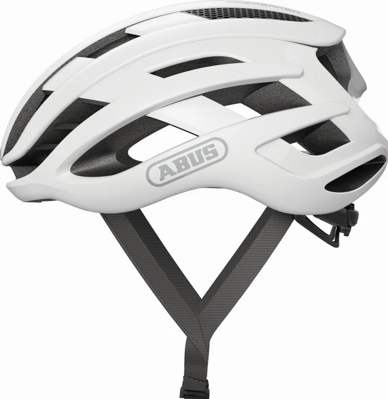Abus AirBreaker Rennrad-Helm polar white matt