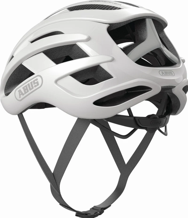 Abus AirBreaker Rennrad-Helm polar white matt