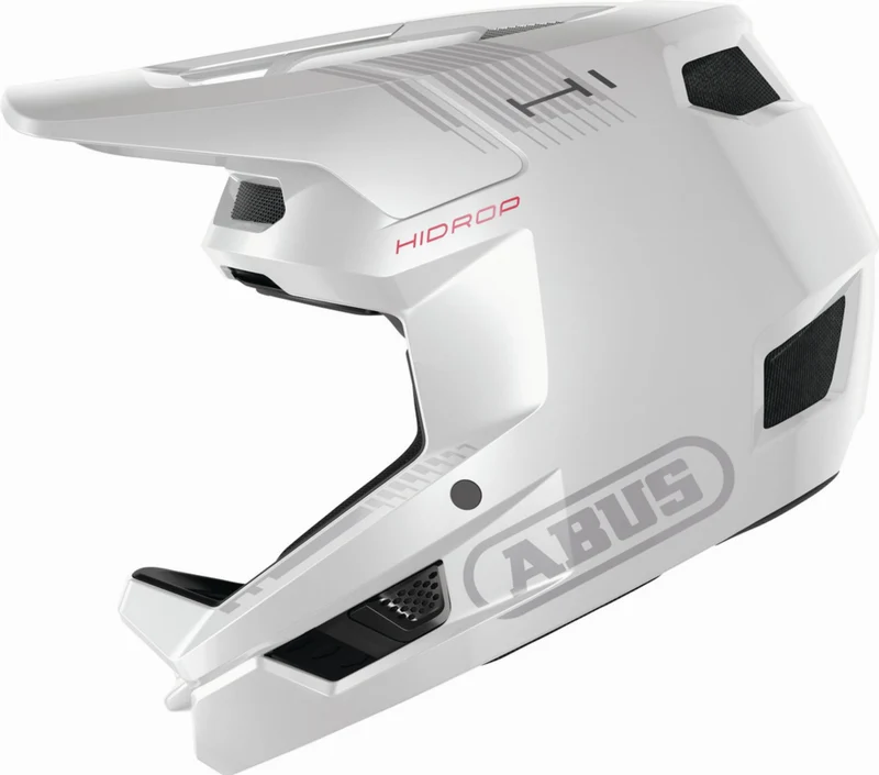 Abus HiDrop MTB-Helm shiny white