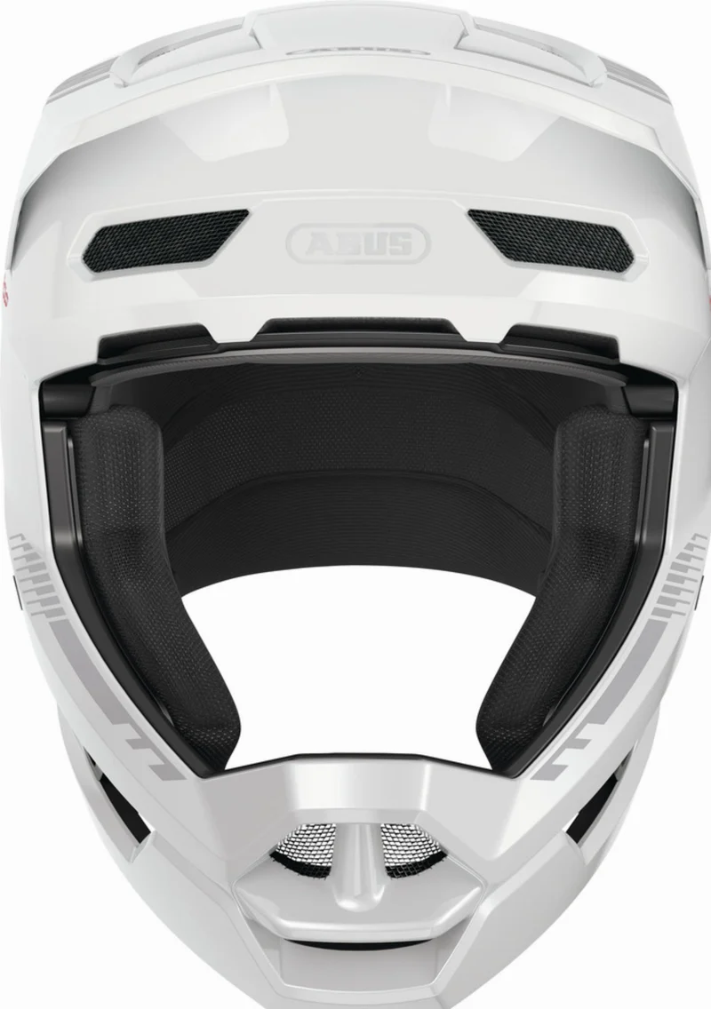 Abus HiDrop MTB-Helm shiny white