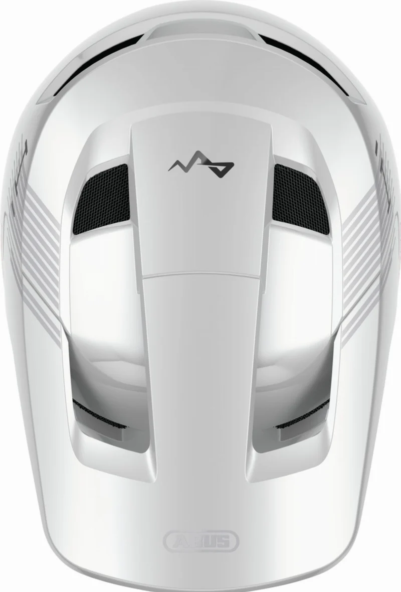 Abus HiDrop MTB-Helm shiny white