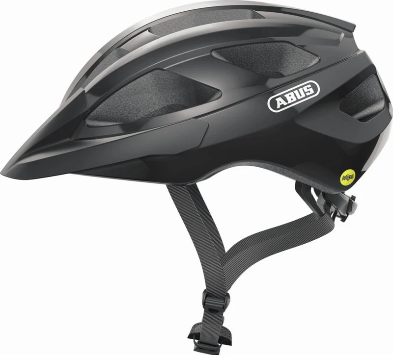 Abus Macator Mips Rennrad-Helm shiny black