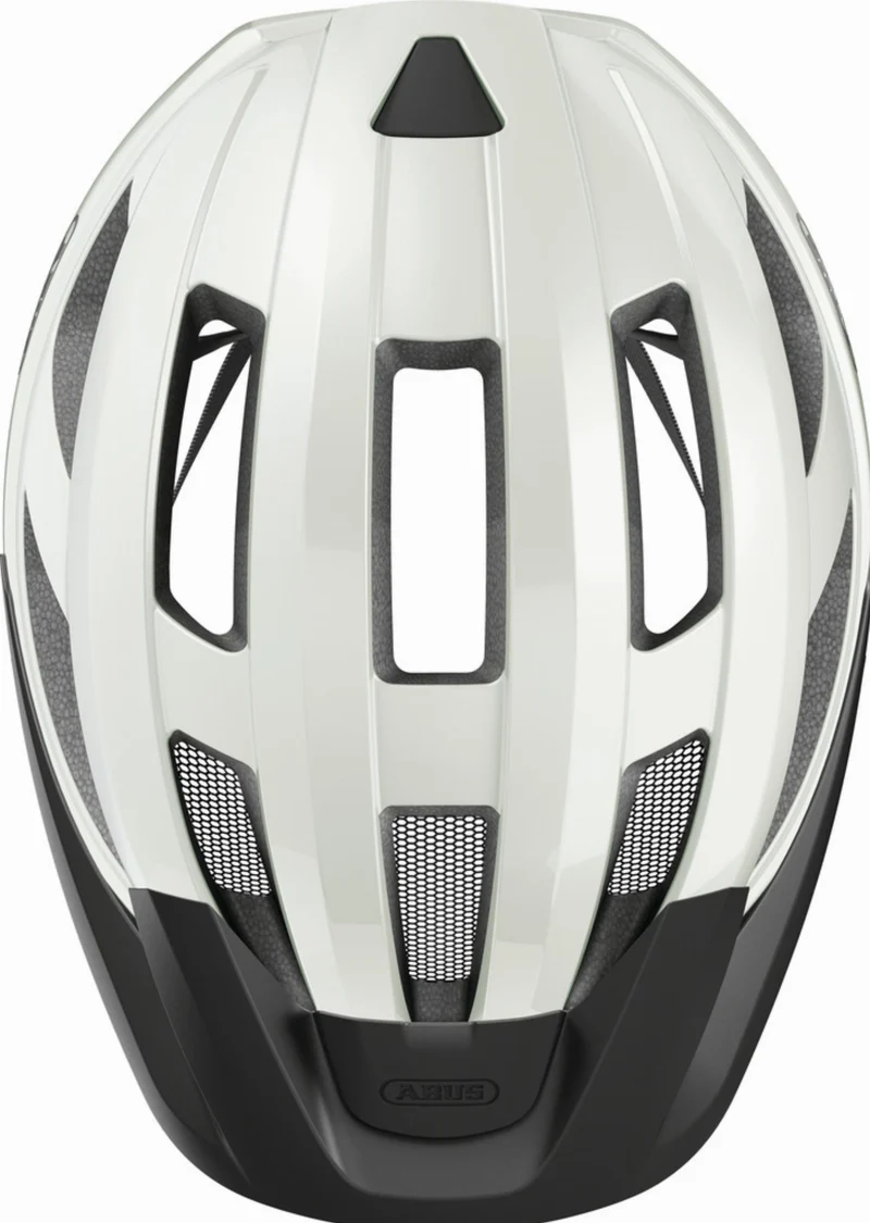Abus Macator Mips Rennrad-Helm pearl white