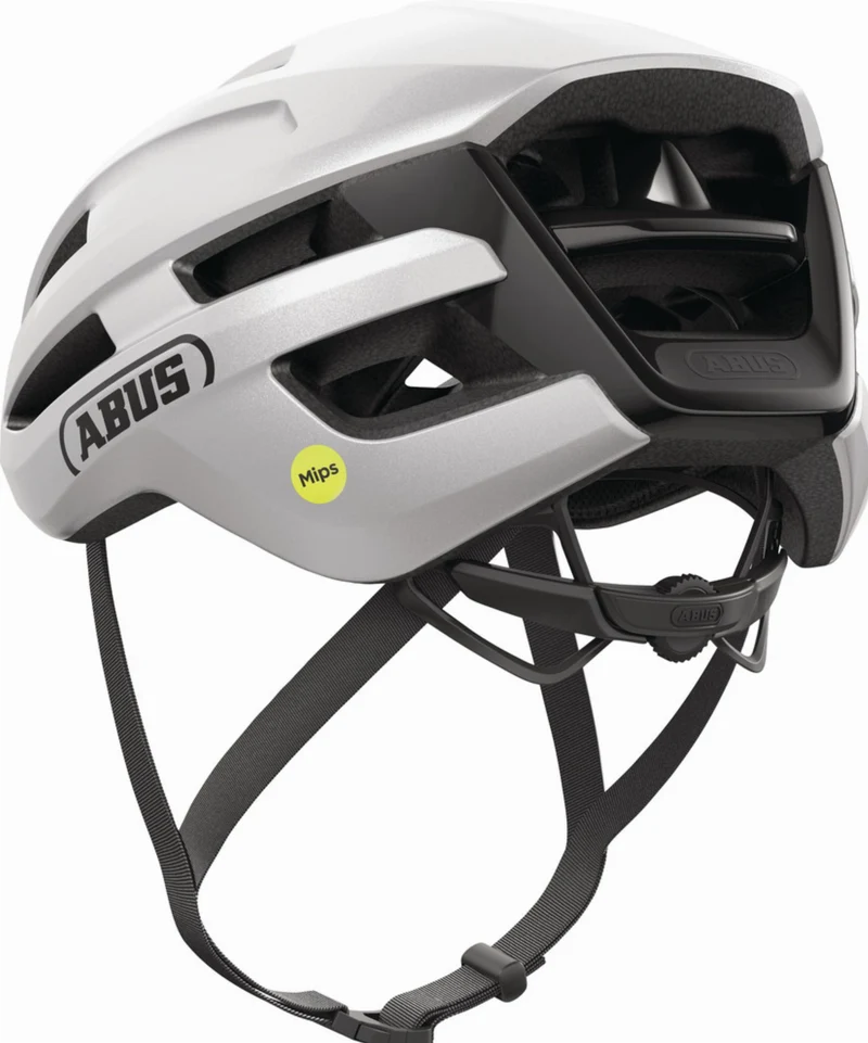 Abus PowerDome Mips Rennrad-Helm gleam silver