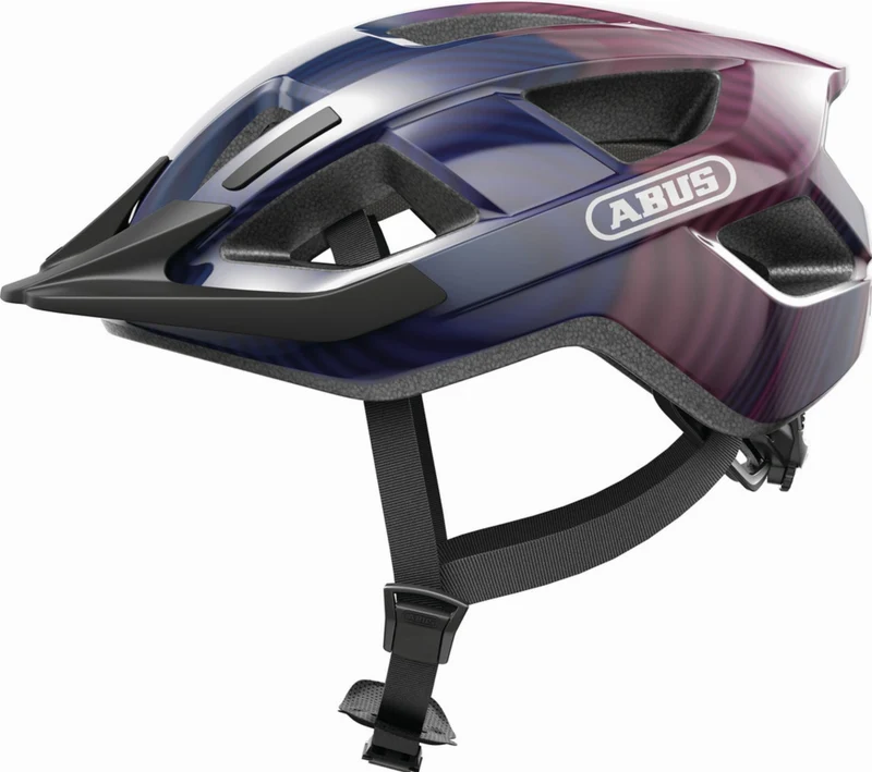 Abus Aduro 3.0 LED Helm purple waves