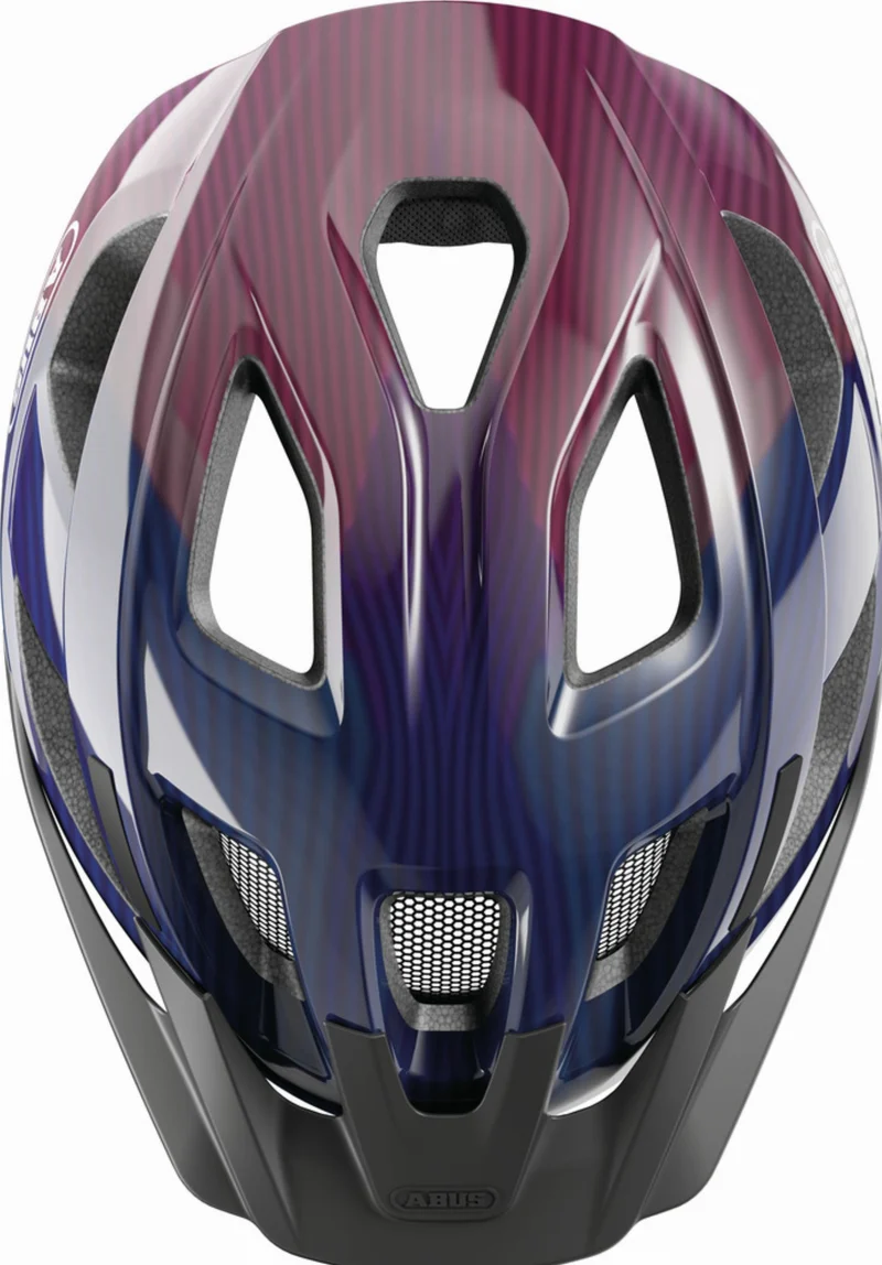 Abus Aduro 3.0 LED Helm purple waves