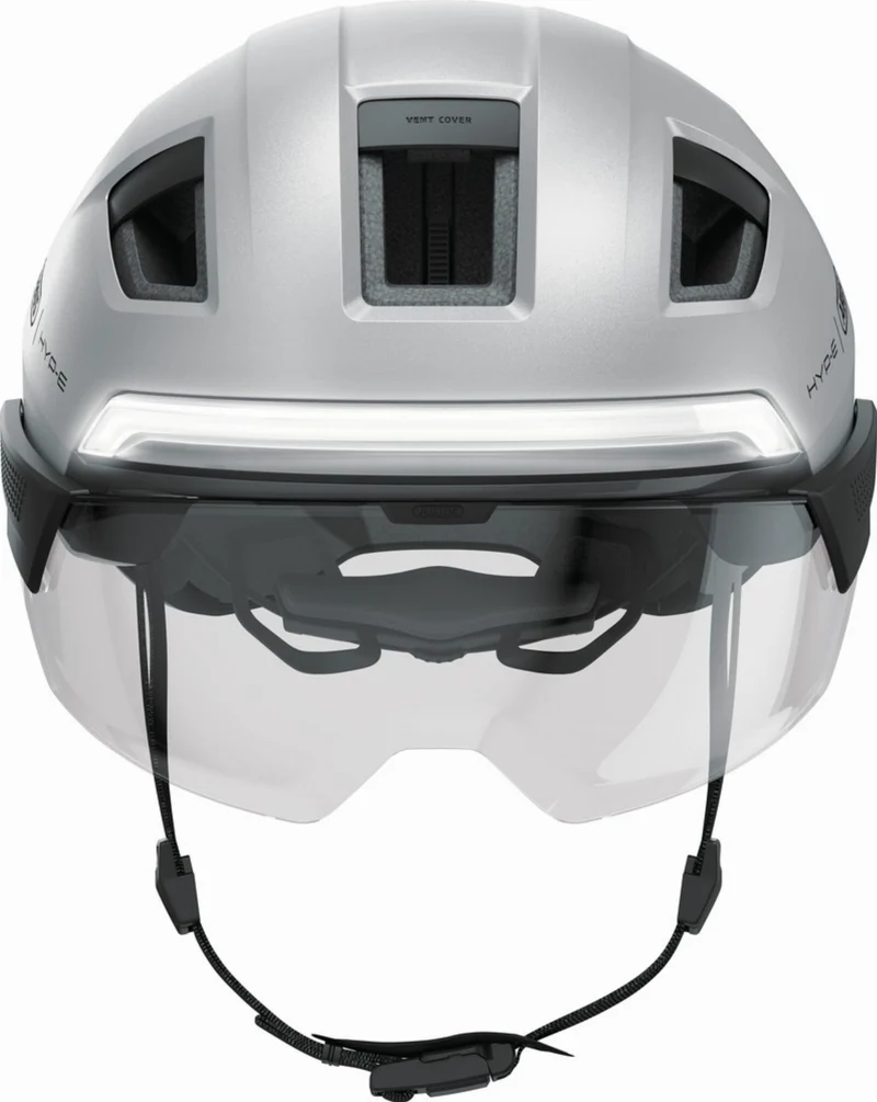 Abus Hyp-E Ace Helm gleam silver