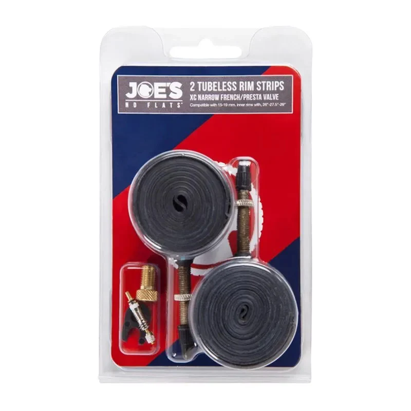 Kit Tubeless Joe's No Flats 19/25mm Standardventil Schwarz