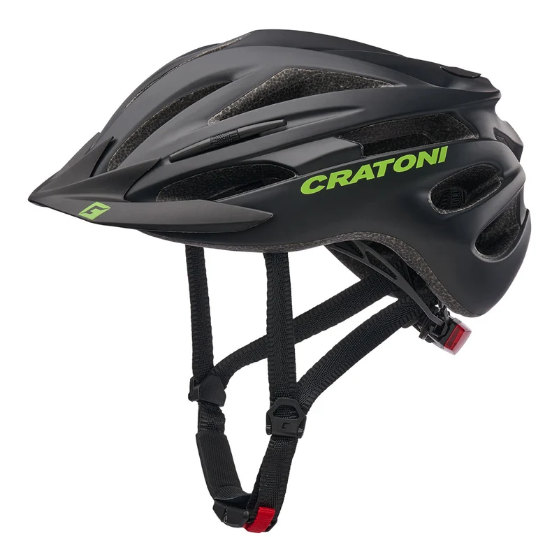 Cratoni Pacer Jr. Kinder-Helm black-lime matt