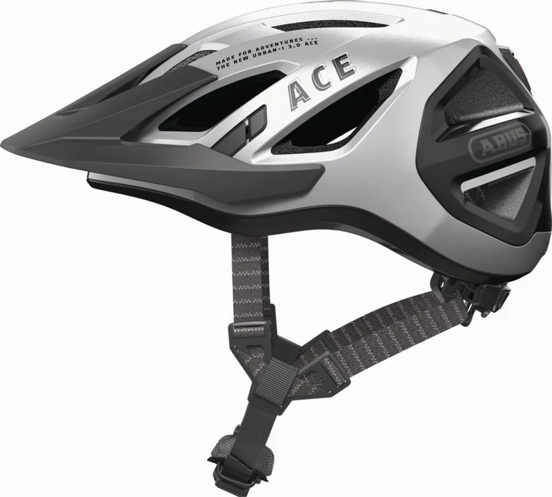 Abus Urban-I 3.0 Ace Helm gleam silver