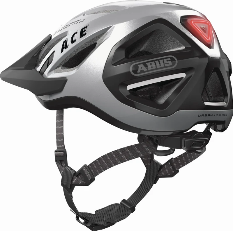 Abus Urban-I 3.0 Ace Helm gleam silver