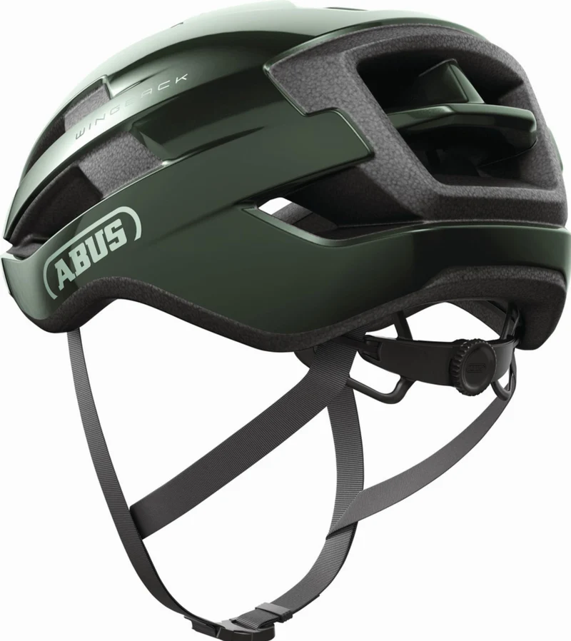 Abus WingBack Rennrad-Helm moss green