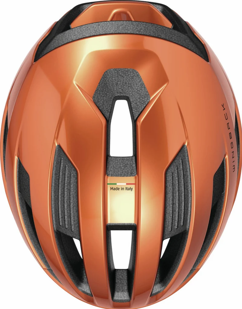 Abus WingBack Rennrad-Helm goldfish orange