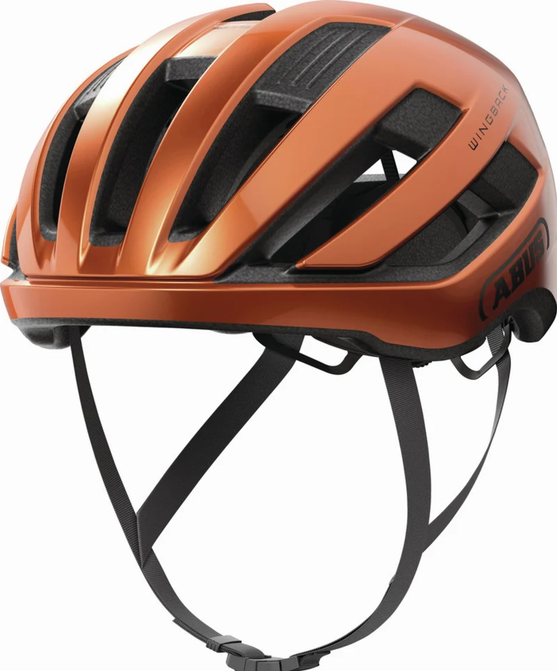 Abus WingBack Rennrad-Helm goldfish orange