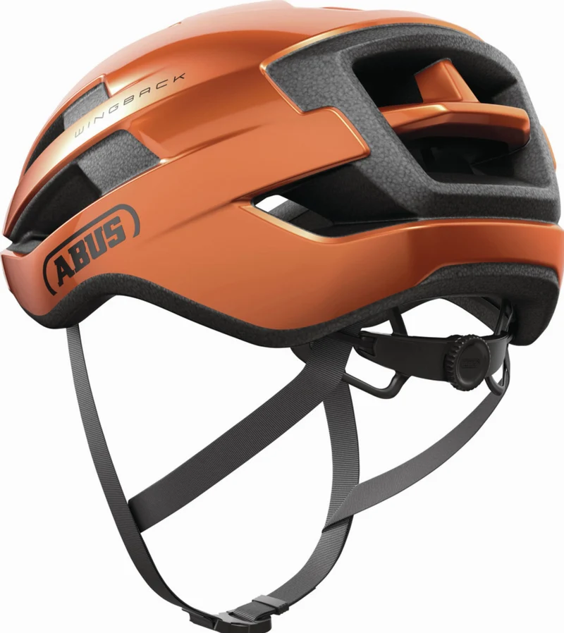Abus WingBack Rennrad-Helm goldfish orange