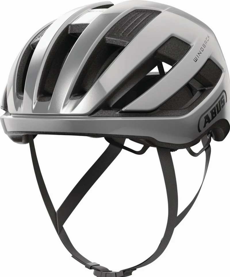 Abus WingBack Rennrad-Helm gleam silver