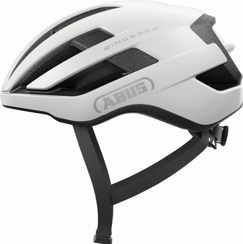 Abus WingBack Rennrad-Helm polar white