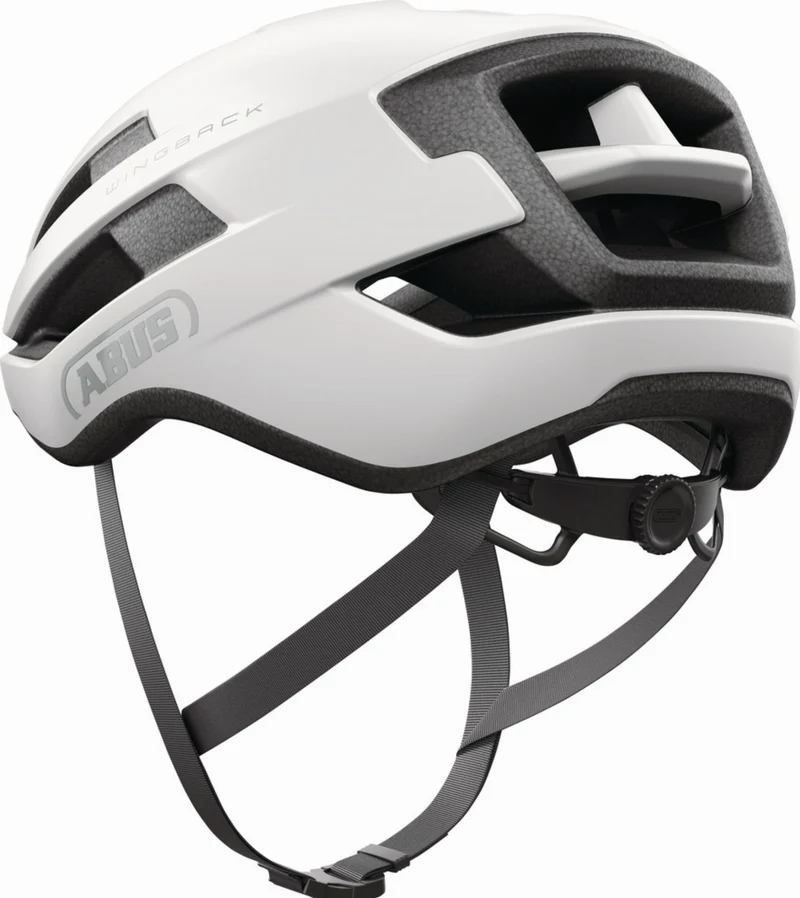 Abus WingBack Rennrad-Helm polar white