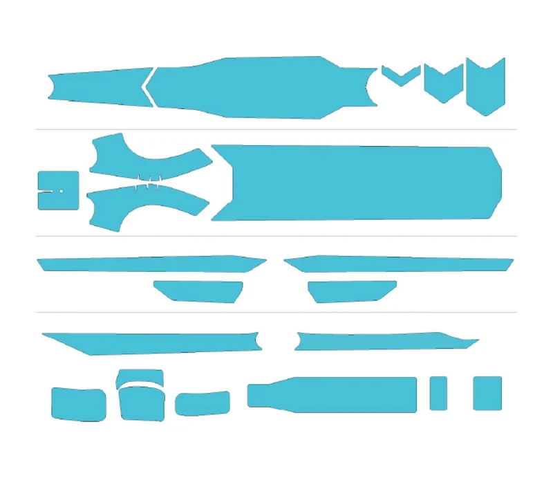 Orbea Second Skin Schutzkit Transparent Occam 24 Glänzend