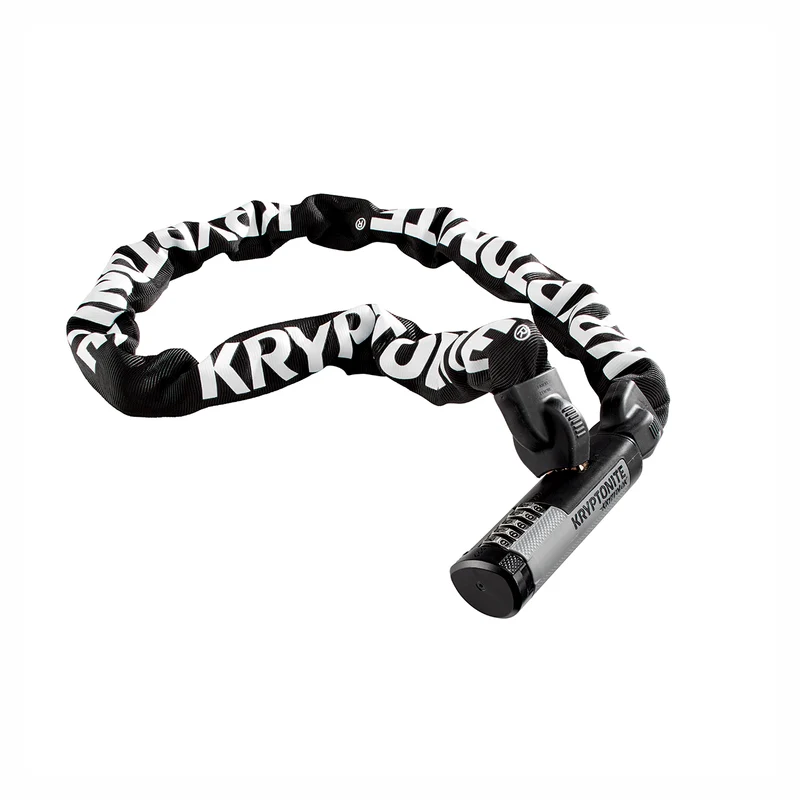 Kryptonite Kettenschloss Kryptolok 912 Combo 9.5mmx120cm Integriert Schwarz