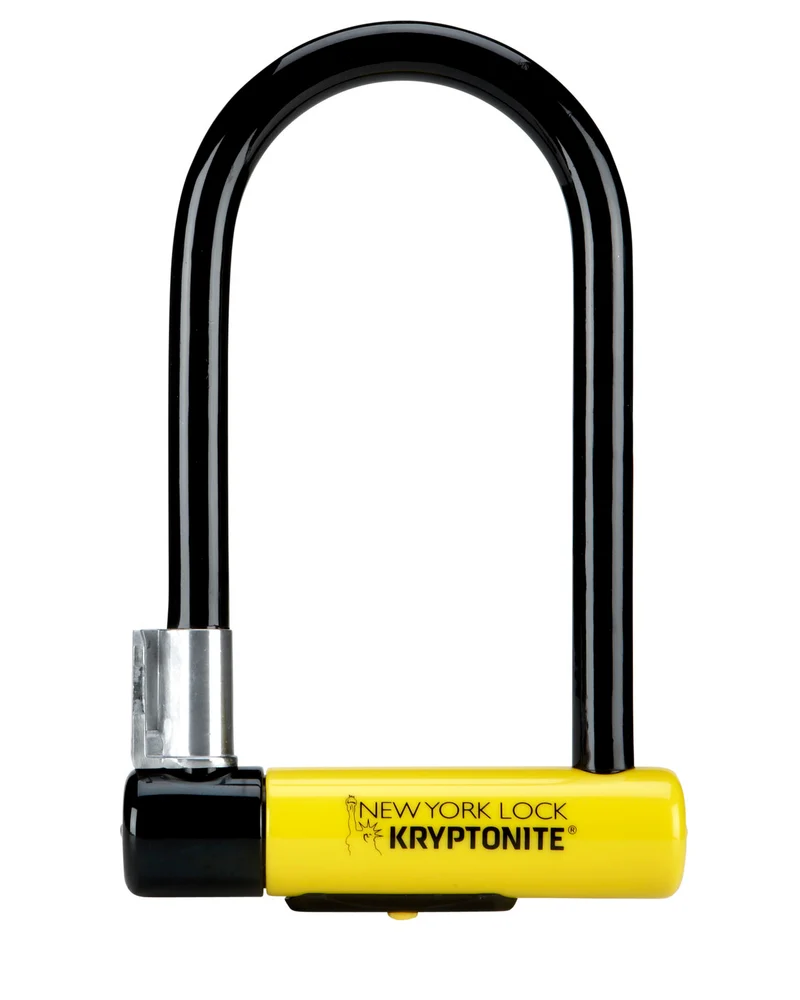 Kryptonite U-Lock New York Standard 10.2x20.3cm Halter Schwarz/Gelb