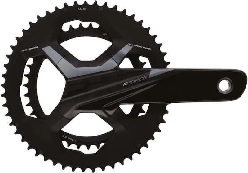 FSA Kurbelgarnitur K-Force Light Road BB386Evo 170 mm Schwarz - leichte Carbon-Performance