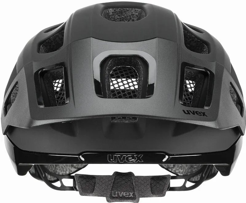 Uvex React MTB-Helm black matt