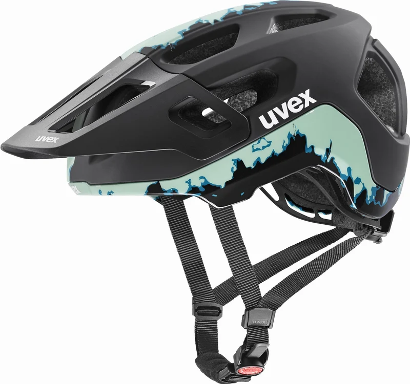 Uvex React MTB-Helm jade-black matt