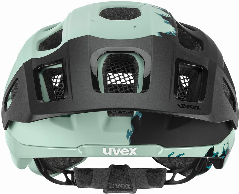 Uvex React MTB-Helm jade-black matt