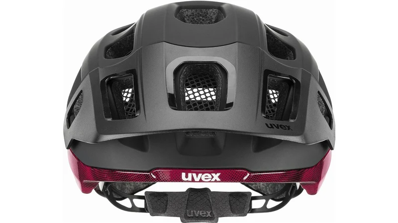 Uvex React Mips MTB-Helm black-ruby red matt
