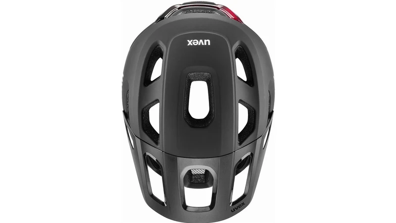 Uvex React Mips MTB-Helm black-ruby red matt