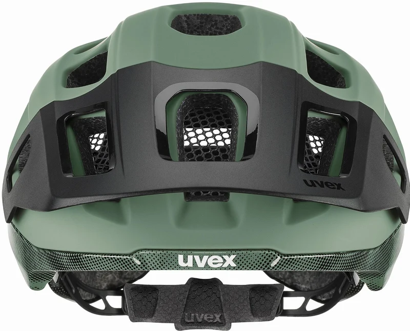 Uvex React Mips MTB-Helm moss green-black matt