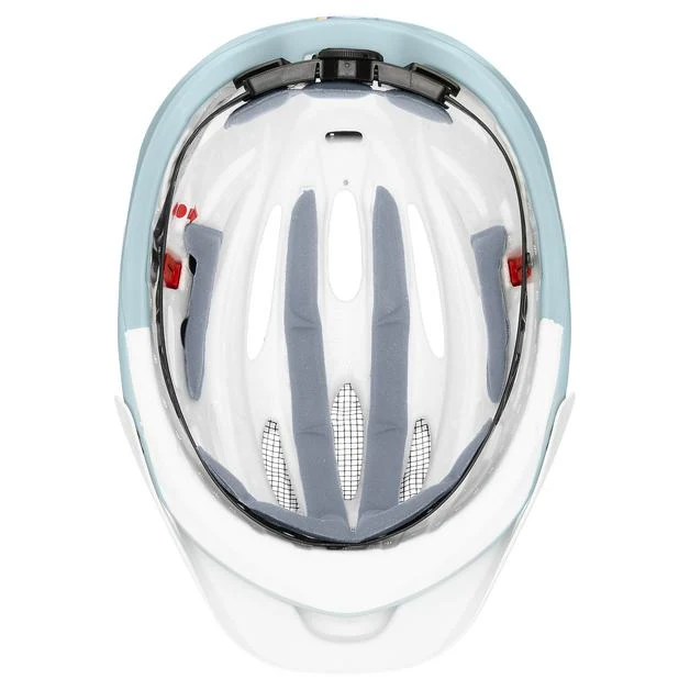 Uvex True CC Helm papyrus-peacock matt