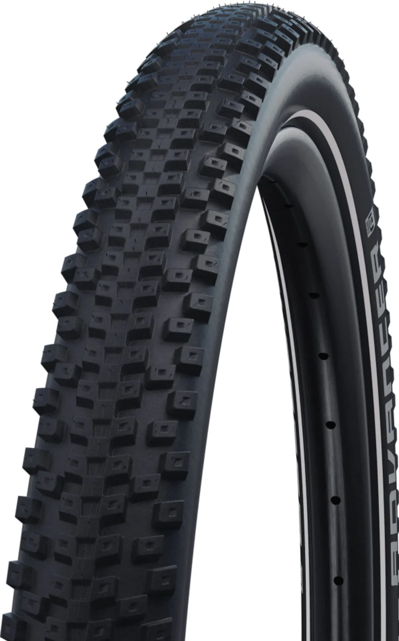 Schwalbe Advancer Hybrid PunctureGuard, Active Line, Tube Drahtreifen 27,5", Green Compound black-reflex