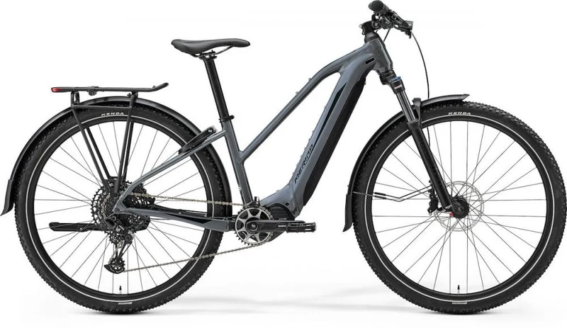 Merida eBig.Tour 675 EQ IV2 grau/schwarz, Größe: M 43cm, Farbe: Grau/Schwarz