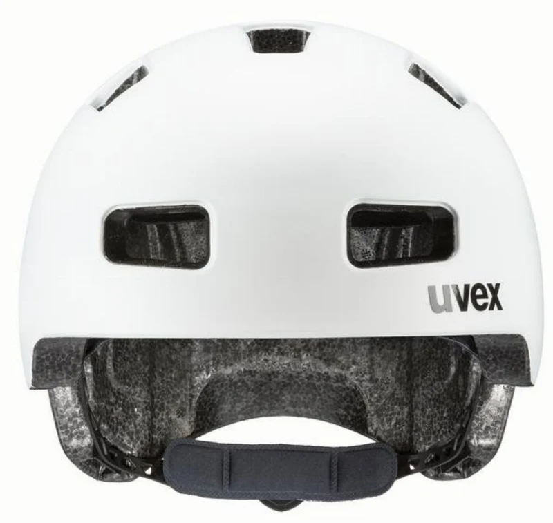 Uvex City 4 Helm white skyfall matt