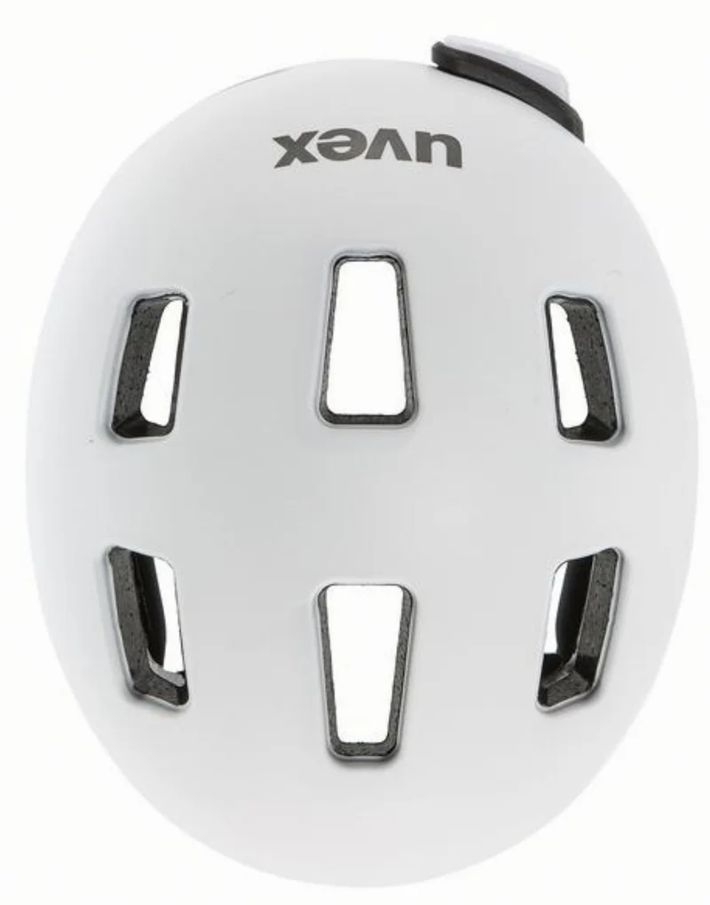 Uvex City 4 Helm white skyfall matt
