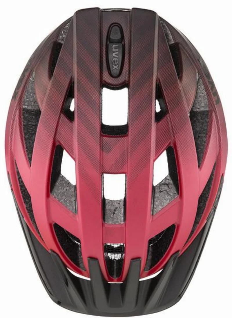 Uvex I-VO CC Helm red-black matt