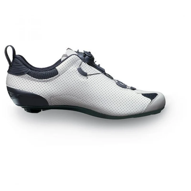 Sidi ROAD Tri-Sixty white 43.5 Weiß - Triathlon-Rennradschuh mit maximaler Kraftübertragung