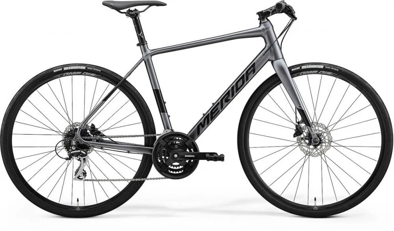 Merida SPEEDER 100 HP4 silber/schwarz S/M (52) Silber/Schwarz - sportives Fitness-Bike für Alltag & Training